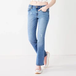 Juniors' SO® Low-Rise Bootcut Jeans
