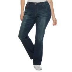 Juniors' Plus Size SO® Bootcut Jeans
