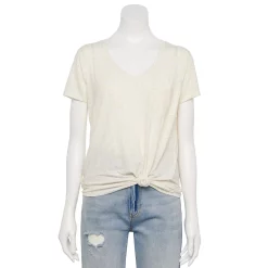 Juniors' SO® Oversized Pocket Tee