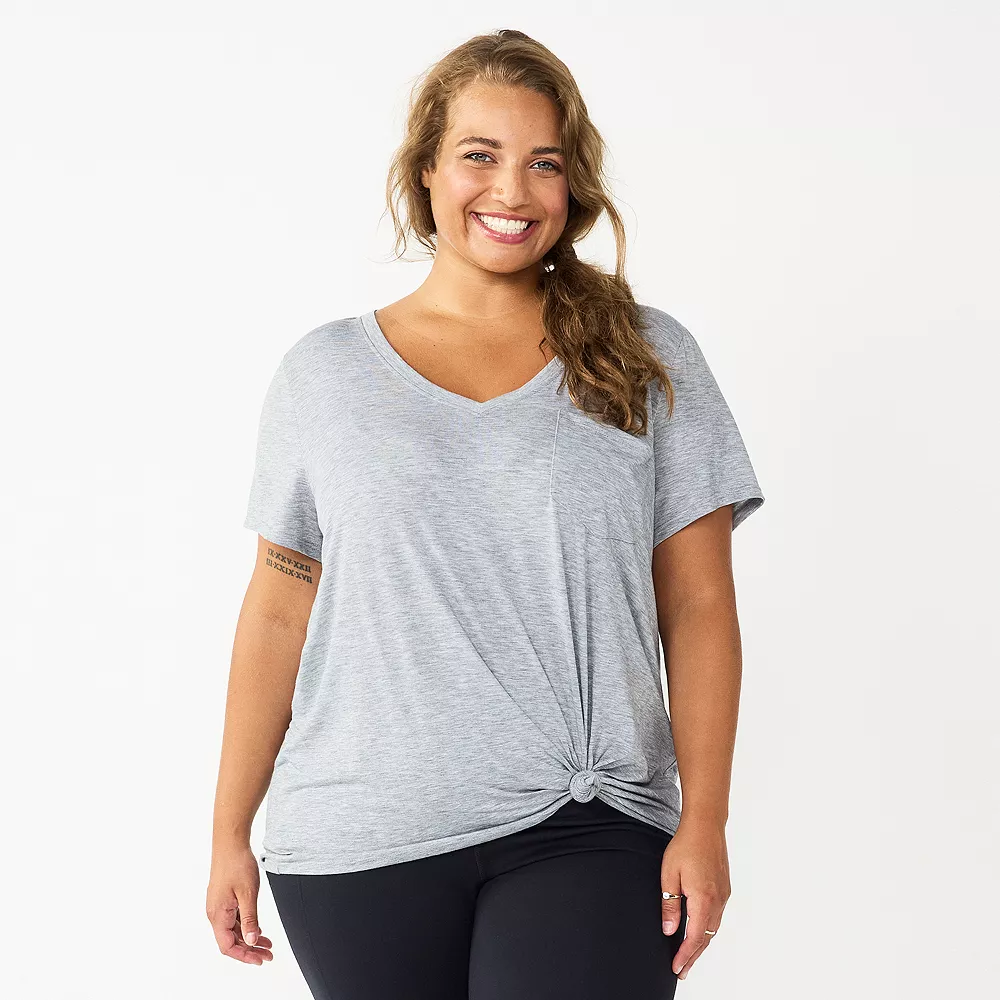Juniors' Plus Size SO® Oversized Pocket Tee 13 Juniors' Plus Size SO® Oversized Pocket Tee - Image 11