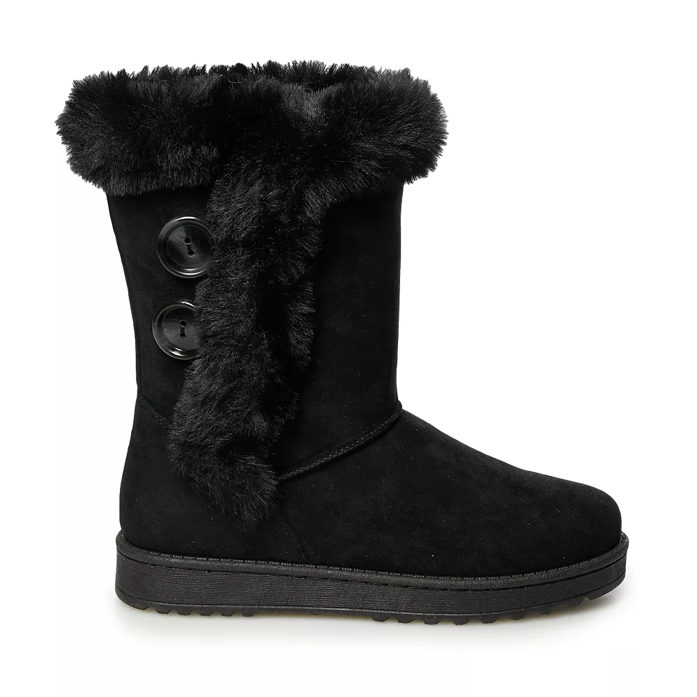 SO® Abigail Women's Faux-Fur Winter Boots 6 SO® Abigail Women's Faux-Fur Winter Boots - Image 4