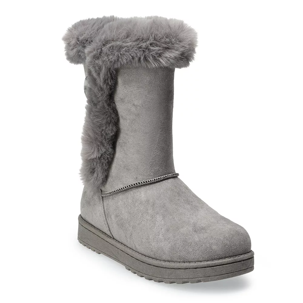 SO® Abigail Women's Faux-Fur Winter Boots 5 SO® Abigail Women's Faux-Fur Winter Boots - Image 3