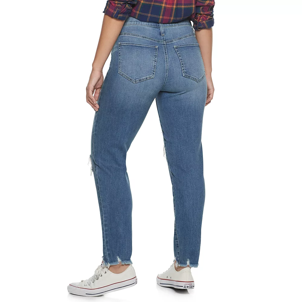 Juniors' SO® High-Rise Curvy Mom Jeans 9 Juniors' SO® High-Rise Curvy Mom Jeans - Image 7