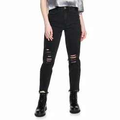 Juniors' SO® High Rise Mom Jeans