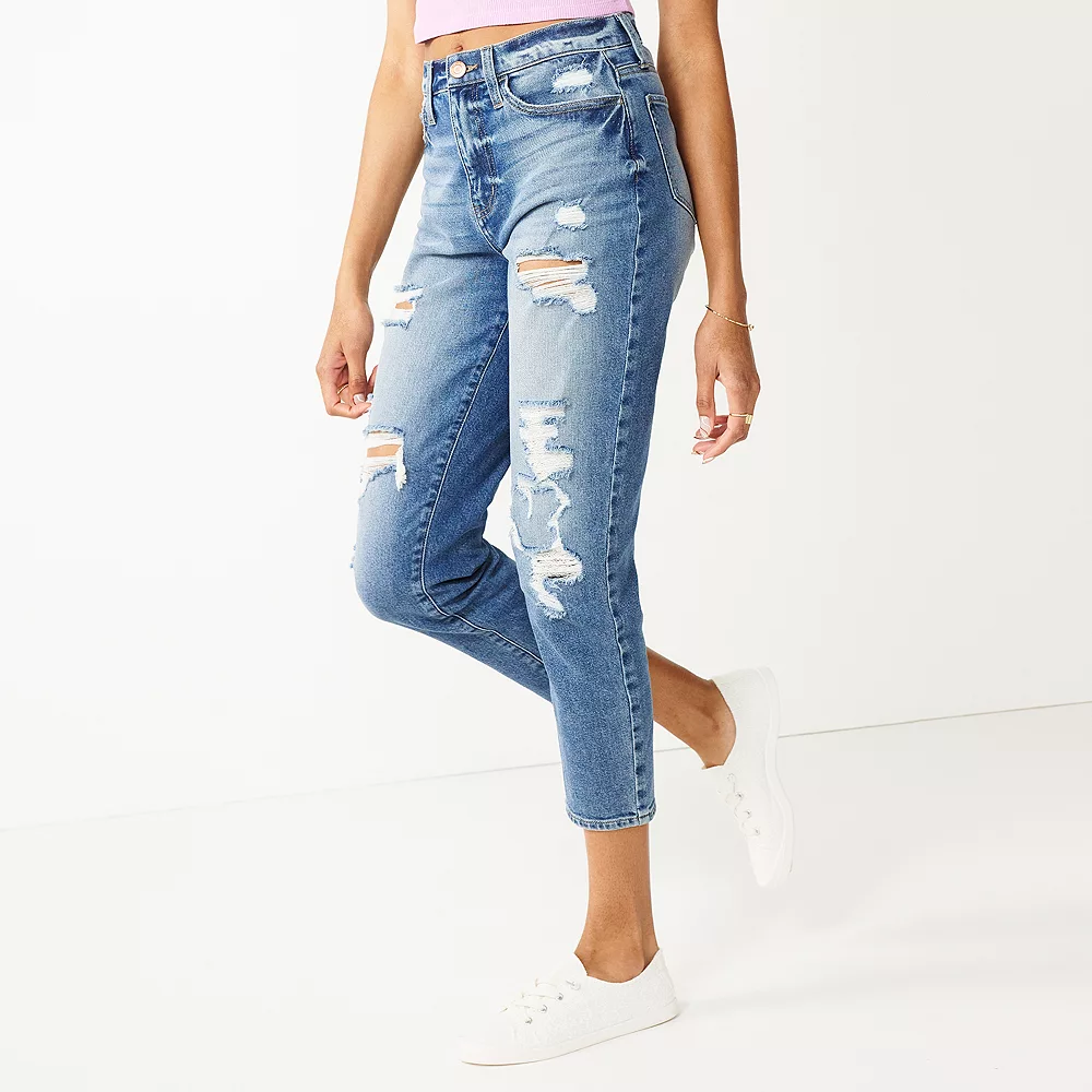 Juniors' SO® High Rise Mom Jeans 8 Juniors' SO® High Rise Mom Jeans - Image 6