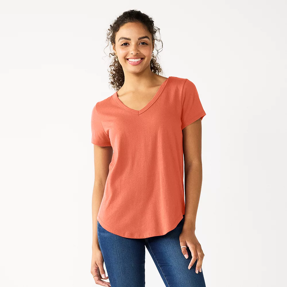 Juniors' SO® Favorite V-Neck Short Sleeve Tee 24 Juniors' SO® Favorite V-Neck Short Sleeve Tee - Image 23