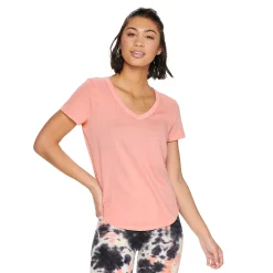 Juniors' SO® Favorite V-Neck Short Sleeve Tee 71 Juniors' SO® Favorite V-Neck Short Sleeve Tee -Cheap SO Store 3978405 Coral Lei