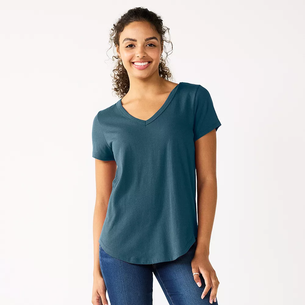 Juniors' SO® Favorite V-Neck Short Sleeve Tee 21 Juniors' SO® Favorite V-Neck Short Sleeve Tee - Image 20