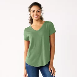 Juniors' SO® Favorite V-Neck Short Sleeve Tee 63 Juniors' SO® Favorite V-Neck Short Sleeve Tee -Cheap SO Store 3978405 Manolo Olive