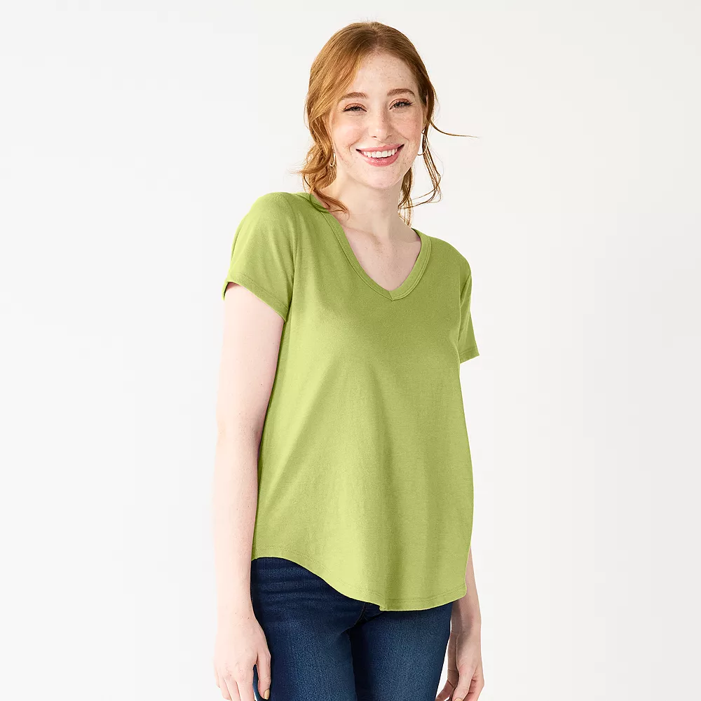 Juniors' SO® Favorite V-Neck Short Sleeve Tee 23 Juniors' SO® Favorite V-Neck Short Sleeve Tee - Image 22