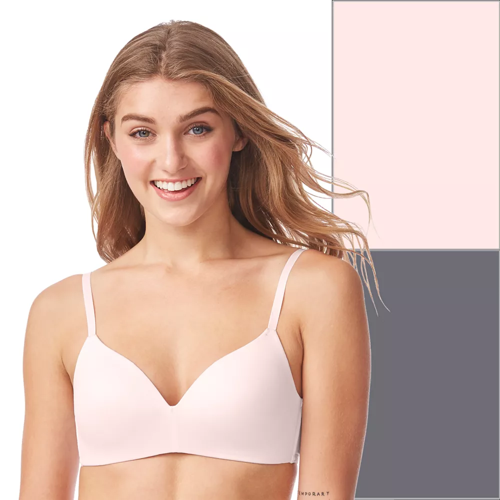 Juniors' SO® 2-Pack Wireless Bra Set SO51-025 3 Juniors' SO® 2-Pack Wireless Bra Set SO51-025