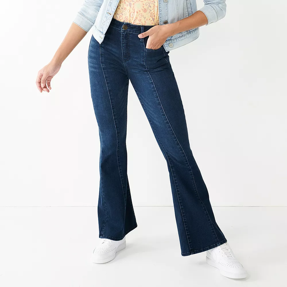 Juniors' SO® High Rise Flare Jeans 5 Juniors' SO® High Rise Flare Jeans - Image 3