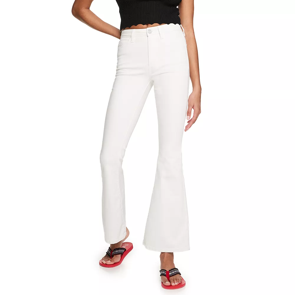 Juniors' SO® High Rise Flare Jeans 8 Juniors' SO® High Rise Flare Jeans - Image 6