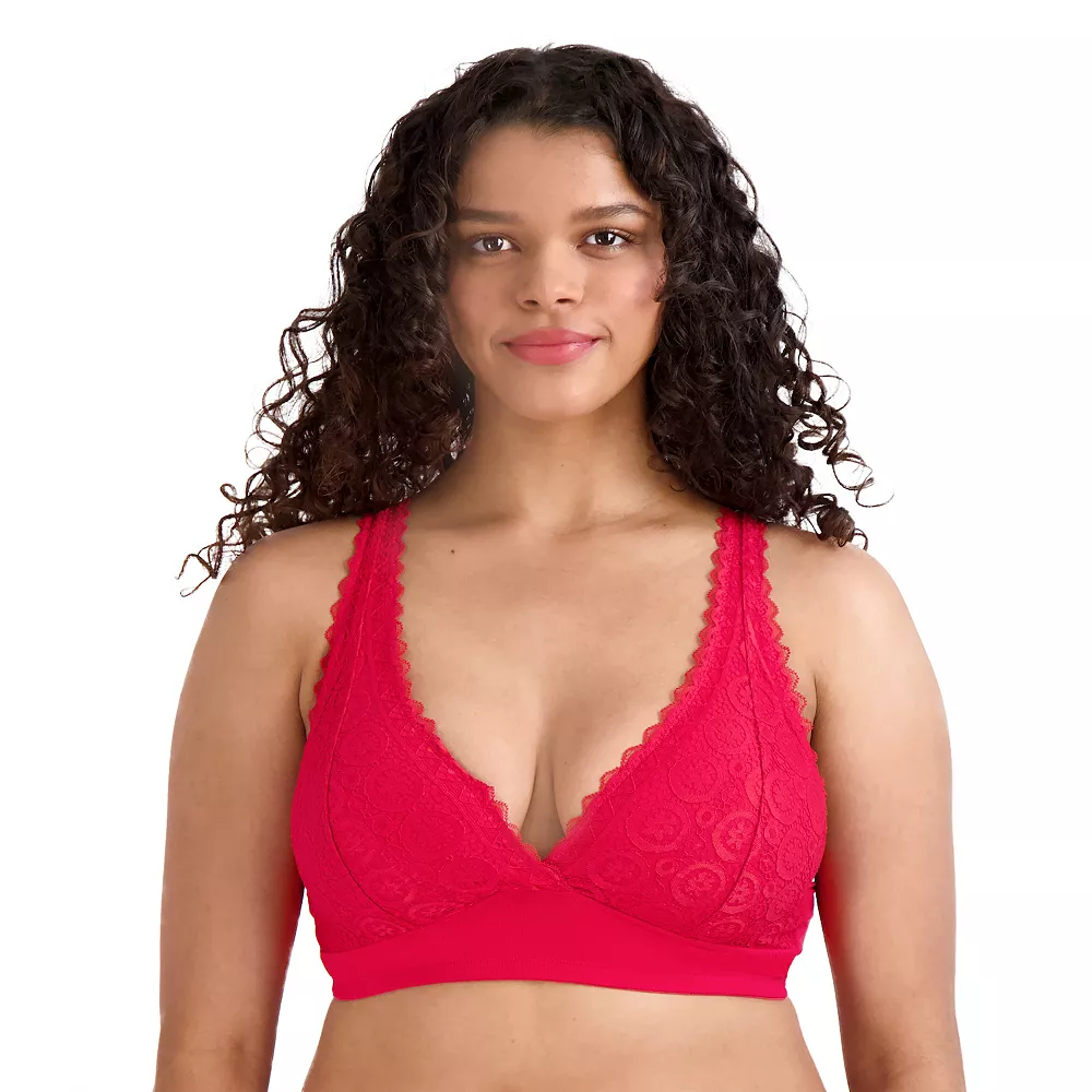 Juniors' SO® Convertible Lace Bralette SO10551 4 Juniors' SO® Convertible Lace Bralette SO10551 - Image 2