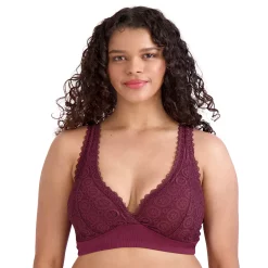 Juniors' SO® Convertible Lace Bralette SO10551 19 Juniors' SO® Convertible Lace Bralette SO10551 -Cheap SO Store 4309201 Wine