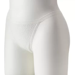 Juniors' SO® Lace G-String Panty SO67001 -Cheap SO Store 4451844 Mod White