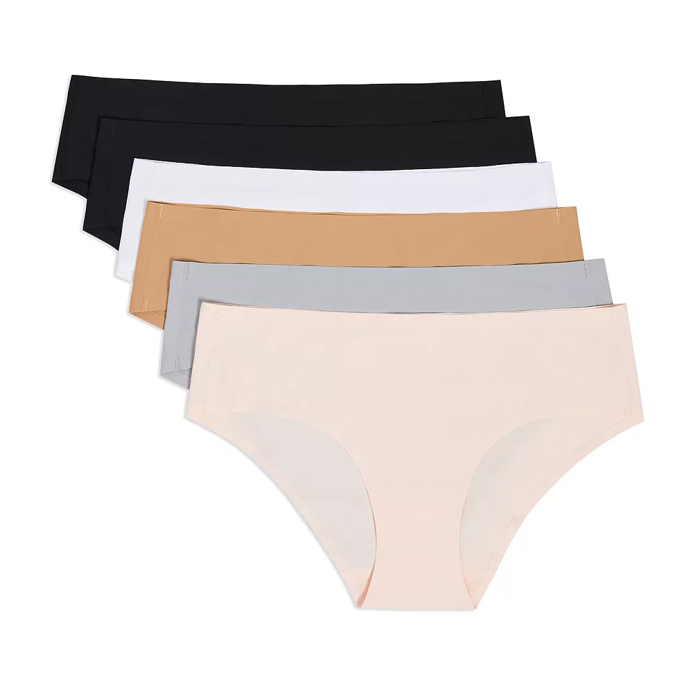 Juniors' SO® 6-Pack Hipster Panty Set SO64001P6 3 Juniors' SO® 6-Pack Hipster Panty Set SO64001P6