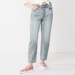 Juniors' SO® Vintage Mom Jeans 12 Juniors' SO® Vintage Mom Jeans -Cheap SO Store 4646721 Acid Light