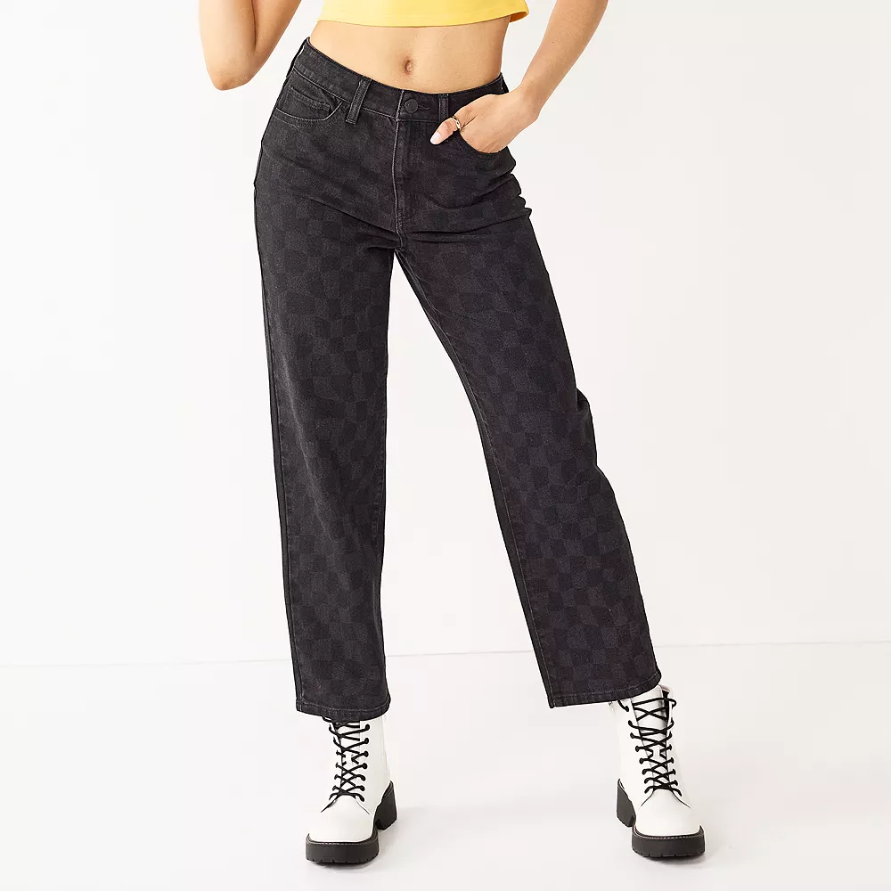 Juniors' SO® High-Rise Ankle Straight Jeans 8 Juniors' SO® High-Rise Ankle Straight Jeans - Image 6