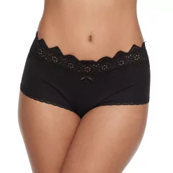 Juniors' SO® Boybrief Panty SO72-003 -Cheap SO Store 4868631 Black