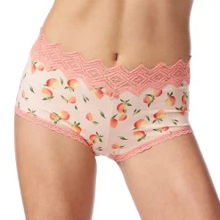 Juniors' SO® Boybrief Panty SO72-003 -Cheap SO Store 4868631 Pink Peach Party
