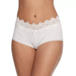 Juniors' SO® Boybrief Panty SO72-003 -Cheap SO Store 4868631 White