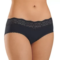 Juniors' SO® Daisy Lace Boybrief Panty SO72-001 -Cheap SO Store 4868633 Black
