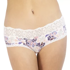 Juniors' SO® Daisy Lace Boybrief Panty SO72-001