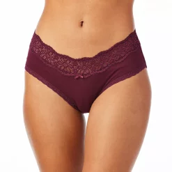 Juniors' SO® Daisy Lace Boybrief Panty SO72-001 -Cheap SO Store 4868633 Plum