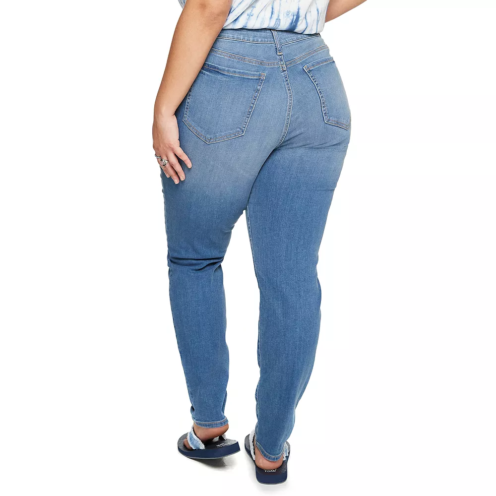 Juniors' Plus Size SO® High Rise Skinny Jeans 4 Juniors' Plus Size SO® High Rise Skinny Jeans - Image 2