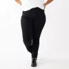 Juniors' Plus Size SO® High Rise Exposed Button Black Skinny Jeans 1 Juniors' Plus Size SO® High Rise Exposed Button Black Skinny Jeans -Cheap SO Store 5151940