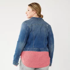 Juniors' Plus Size SO® Denim Jacket 7 Juniors' Plus Size SO® Denim Jacket -Cheap SO Store 5172578 ALT