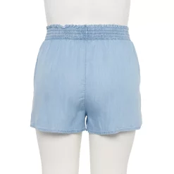 Juniors' Plus Size SO® Smocked Shorts 11 Juniors' Plus Size SO® Smocked Shorts -Cheap SO Store 5198567 ALT