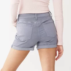 Juniors' SO® High Rise Midi Shorts -Cheap SO Store 5211011 ALT