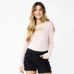 Juniors' SO® High Rise Curvy Midi Shorts 10 Juniors' SO® High Rise Curvy Midi Shorts -Cheap SO Store 5220672 Black Destructed