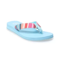 SO® Bloomfield Women's Flip Flop Sandals 22 SO® Bloomfield Women's Flip Flop Sandals -Cheap SO Store 5230584 Light Blue Stripe