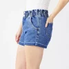 Juniors' SO® Elastic Waist Mom Shorts 2 Juniors' SO® Elastic Waist Mom Shorts -Cheap SO Store 5234405 Medium Blue