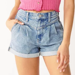 Juniors' SO® High Rise Mom Shorts 21 Juniors' SO® High Rise Mom Shorts -Cheap SO Store 5234406 Light