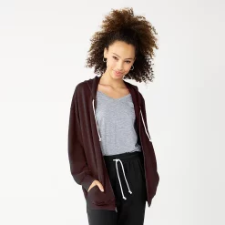 Juniors' SO® Oversized Zip-Up Hoodie 29 Juniors' SO® Oversized Zip-Up Hoodie -Cheap SO Store 5236393 Layla Plum