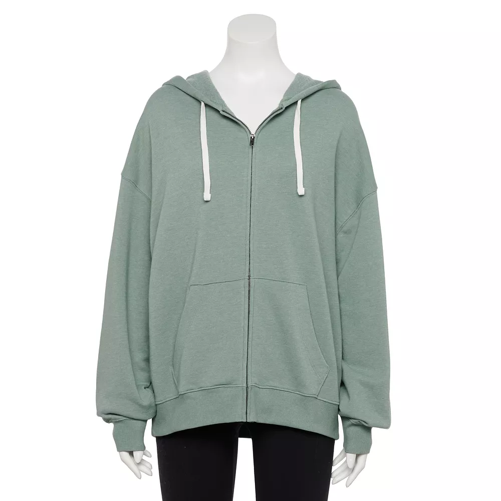 Juniors' SO® Oversized Zip-Up Hoodie 8 Juniors' SO® Oversized Zip-Up Hoodie - Image 6