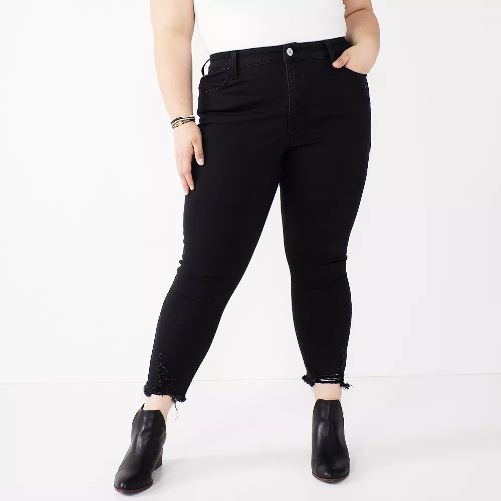 Juniors' Plus Size SO® Cropped Jeggings 5 Juniors' Plus Size SO® Cropped Jeggings - Image 3