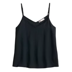 Juniors' SO® Lace Trim Cami -Cheap SO Store 5245597 ALT5