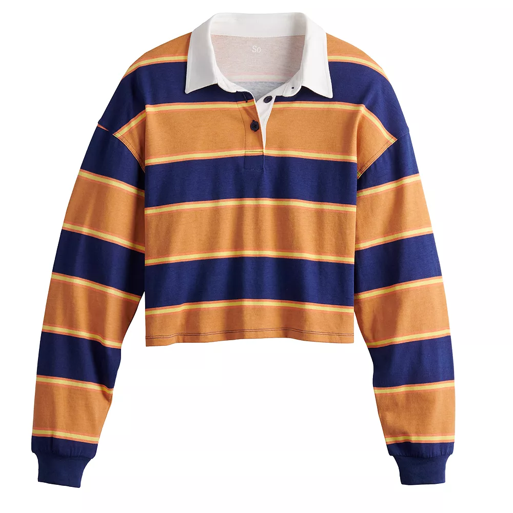 Juniors' SO® Cropped Polo Shirt 12 Juniors' SO® Cropped Polo Shirt - Image 10