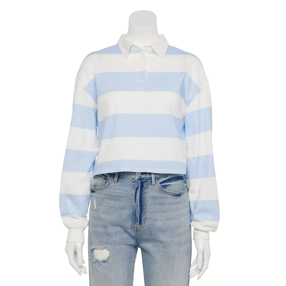 Juniors' SO® Cropped Polo Shirt 7 Juniors' SO® Cropped Polo Shirt - Image 5