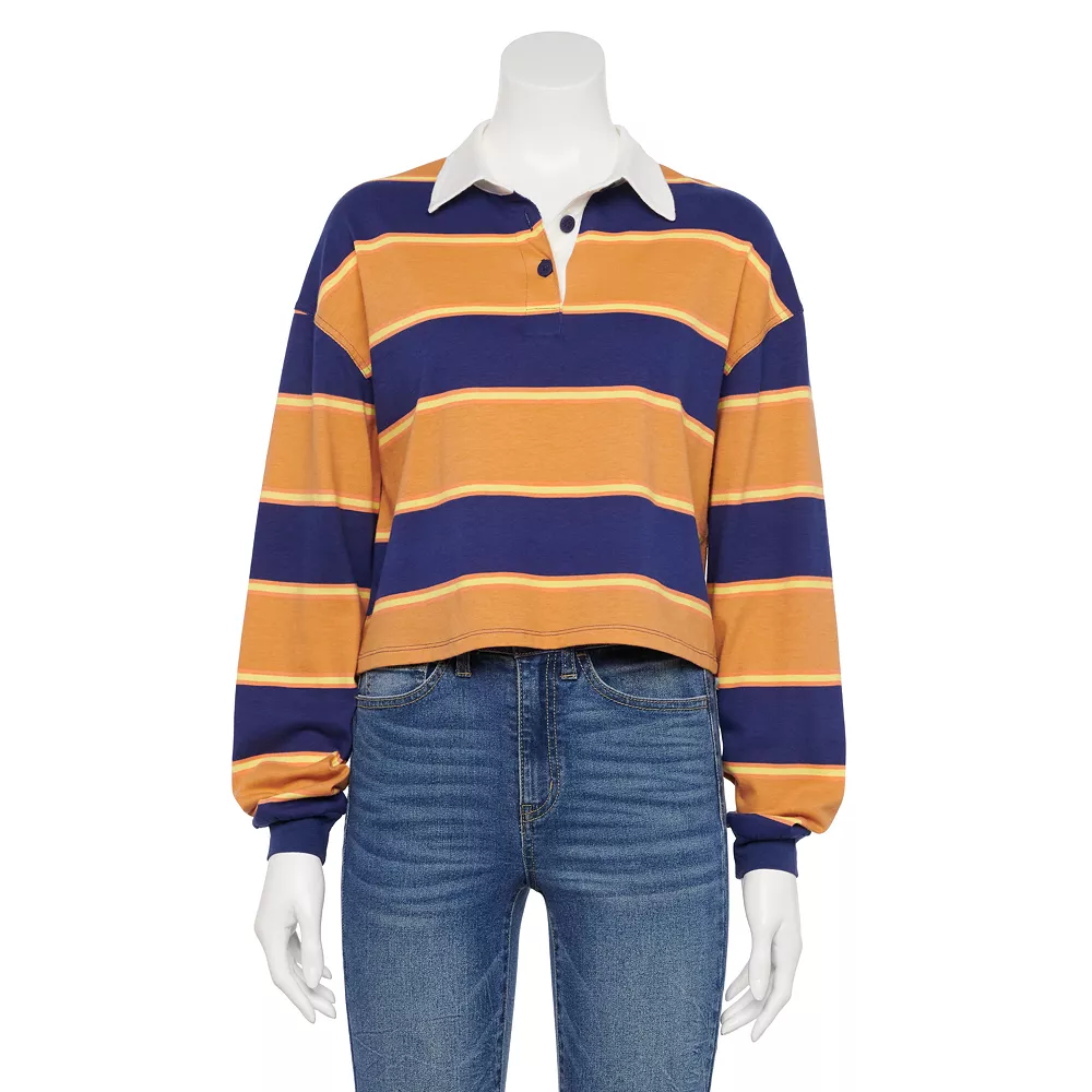 Juniors' SO® Cropped Polo Shirt 4 Juniors' SO® Cropped Polo Shirt - Image 2