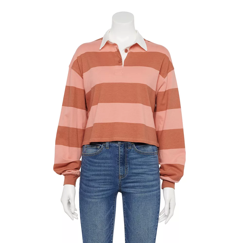 Juniors' SO® Cropped Polo Shirt 8 Juniors' SO® Cropped Polo Shirt - Image 6