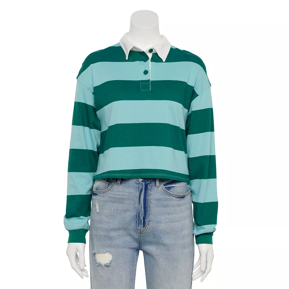 Juniors' SO® Cropped Polo Shirt 10 Juniors' SO® Cropped Polo Shirt - Image 8