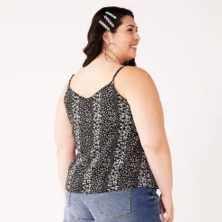 Juniors' Plus Size SO® Lace Trim Layering Tank Top -Cheap SO Store 5261986 ALT