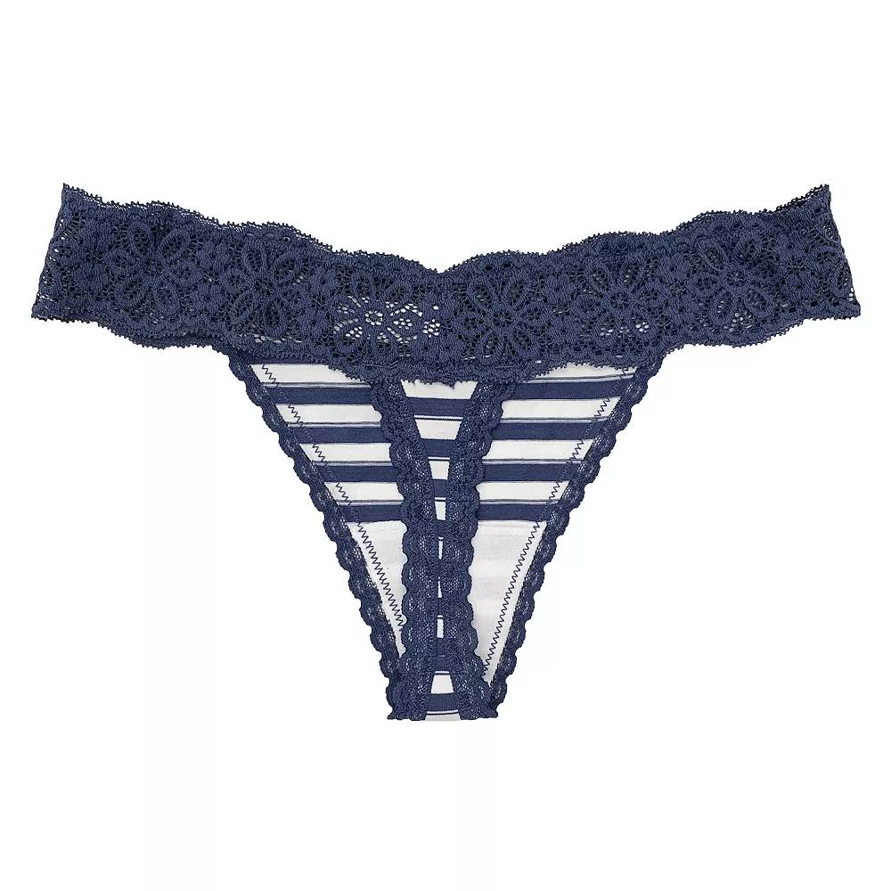 Juniors' SO® Daisy Lace Thong Panty SO83-010 20 Juniors' SO® Daisy Lace Thong Panty SO83-010 - Image 18