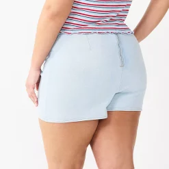 Juniors' Plus Size SO® Comfortable Faux-Wrap Mini Skirt 9 Juniors' Plus Size SO® Comfortable Faux-Wrap Mini Skirt -Cheap SO Store 5317317 ALT